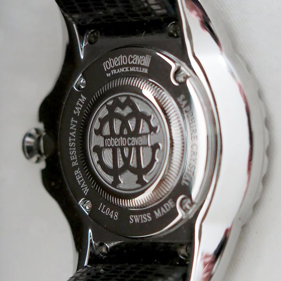 NWT $800 Ladies Roberto Cavalli by Franck Muller 34mm Pyramid-Lug Watch IL048 main image 7
